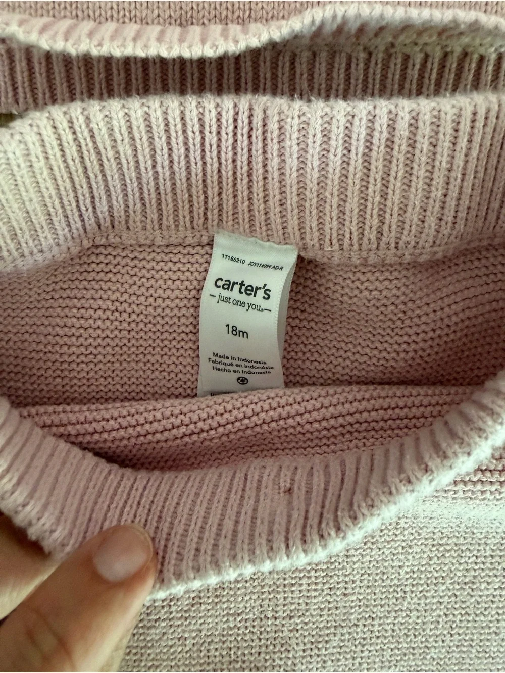 Carter's Blush Knit Two-Piece Sweater Set